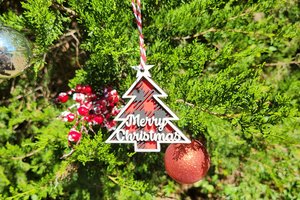 Buffalo Check Ornaments, Buffalo Plaid Ornaments, Layered Christmas Ornaments, Checkered Ornament, Buffalo Plaid, Red and Black Buffalo