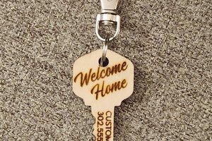 Realtor Key Chain, Key Shaped Key Chain, VRBO Key Chains, AIR BNB Key Chains, Short Term Rental Keychain, Bulk Key Chains