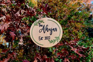 Custom Family Sign, Wedding Sign, Just Married Sign, Established Sign, Custom Wood Sign, Personalized Sign, Custom Wood Sign