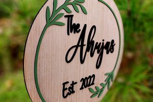 Custom Family Sign, Wedding Sign, Just Married Sign, Established Sign, Custom Wood Sign, Personalized Sign, Custom Wood Sign