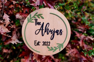 Custom Family Sign, Wedding Sign, Just Married Sign, Established Sign, Custom Wood Sign, Personalized Sign, Custom Wood Sign