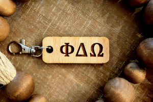 Custom Fraternity Key Chain, Personalized Fraternity Keychain, Name Key Chain, Greek Key Chain, Keychain