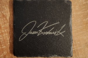 Custom Drink Coasters, Personalized Coasters, Custom Slate Coasters, Custom Stone Coasters, Signature Engraved Coasters