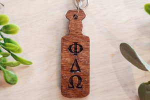 Custom Fraternity Key Chain, Sorority Key Chain, Fraternity Sorority Keychain, Greek Letters, Keychain