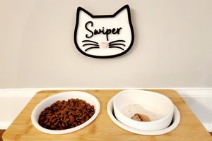 Custom Catio Sign - Cat Name Ornament, Cat Memorial