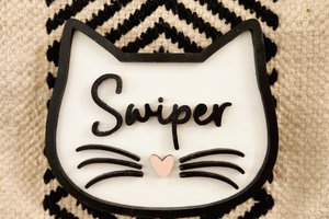 Custom Catio Sign - Cat Name Ornament, Cat Memorial