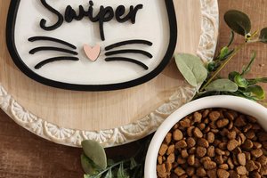 Custom Catio Sign - Cat Name Ornament, Cat Memorial