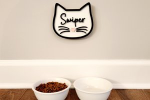 Custom Catio Sign - Cat Name Ornament, Cat Memorial
