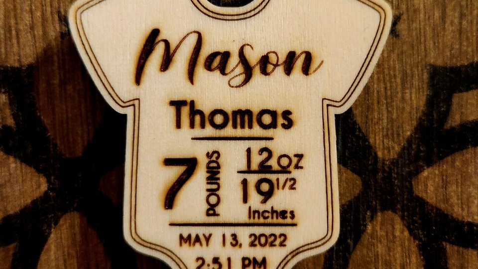 Baby Stat Magnet || Baby Stat Ornament || Baby Stats || Baby Time of Birth ||Custom Baby Gift || Personalized Baby Gift || Newborn Gift