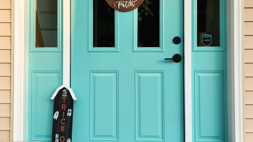 Pumpkin Door Hanger, Fall Door Sign, Welcome To Our Patch Sign, Thanksgiving Door Hanger, Autumn Welcome Sign, Halloween Door Sign, 3D sign