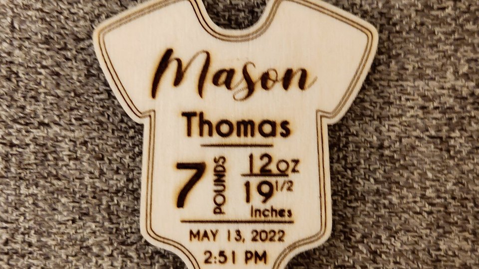 Baby Stat Magnet || Baby Stat Ornament || Baby Stats || Baby Time of Birth ||Custom Baby Gift || Personalized Baby Gift || Newborn Gift
