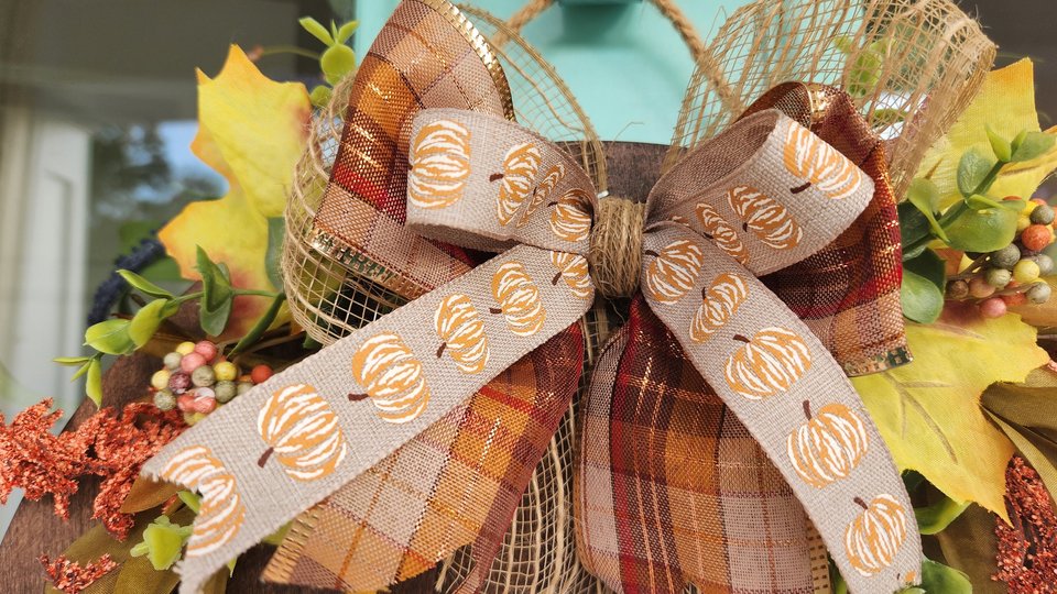 Pumpkin Door Hanger, Fall Door Sign, Welcome To Our Patch Sign, Thanksgiving Door Hanger, Autumn Welcome Sign, Halloween Door Sign, 3D sign