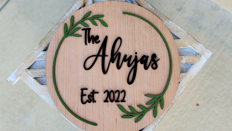 Custom Family Sign, Wedding Sign, Just Married Sign, Established Sign, Custom Wood Sign, Personalized Sign, Custom Wood Sign