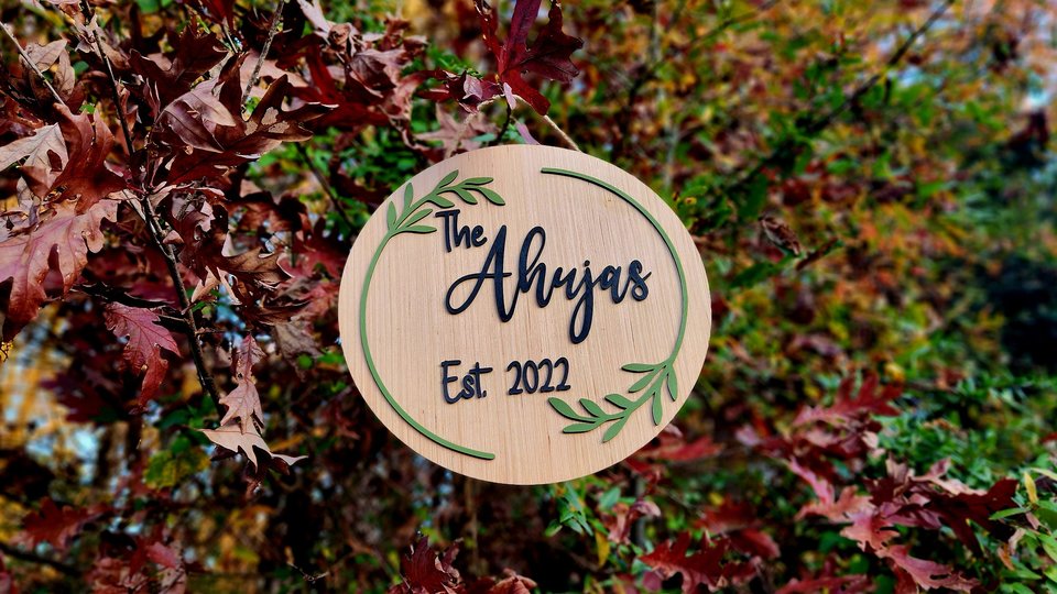 Custom Family Sign, Wedding Sign, Just Married Sign, Established Sign, Custom Wood Sign, Personalized Sign, Custom Wood Sign