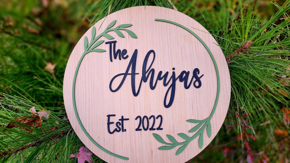 Custom Family Sign, Wedding Sign, Just Married Sign, Established Sign, Custom Wood Sign, Personalized Sign, Custom Wood Sign