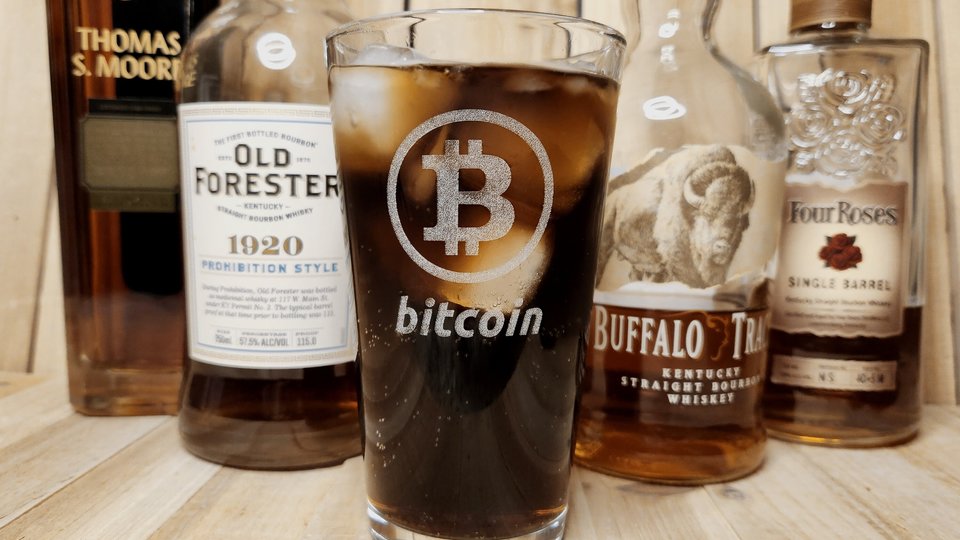 Bitcoin Glass, Bitcoin Beer Glass, Bitcoin Pint Glass, Bitcoin Gift