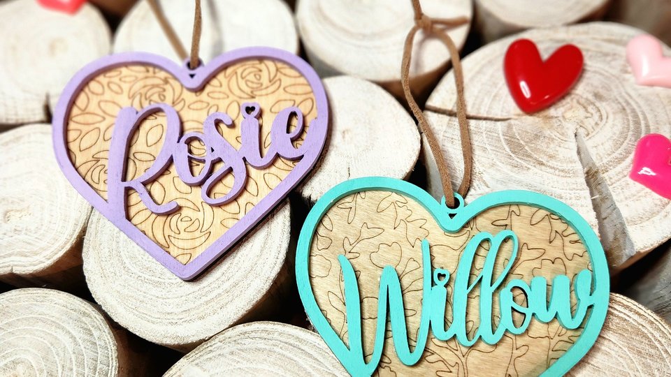 Valentine's Day Tag, Valentine Basket Tag, Custom Valentines Day Basket Tags, Valentine's Day Name Tags, Valentines Day Gift Tags, Heart Tag