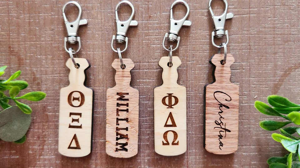 Custom Fraternity Key Chain, Sorority Key Chain, Fraternity Sorority Keychain, Greek Letters, Keychain