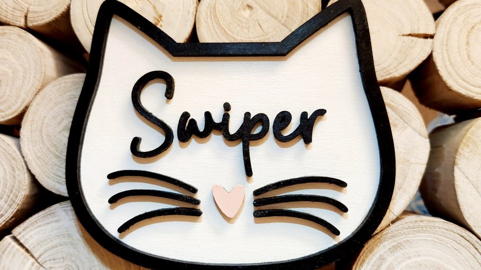 Custom Catio Sign - Cat Name Ornament, Cat Memorial