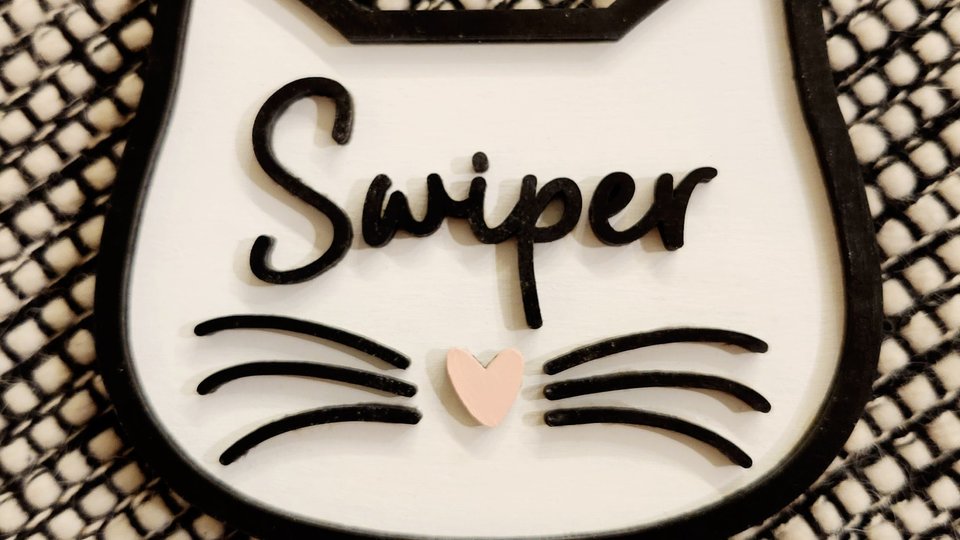 Custom Catio Sign - Cat Name Ornament, Cat Memorial