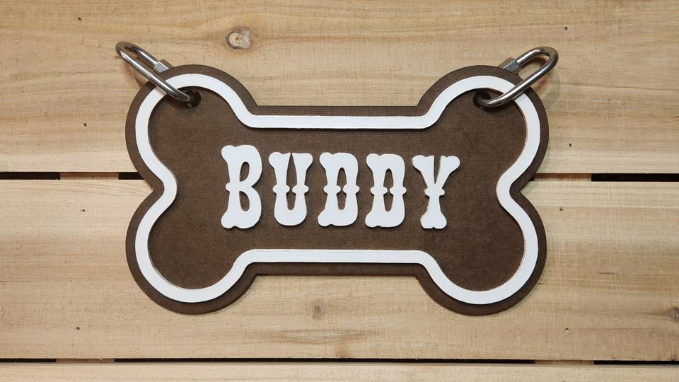 Custom Dog Cage Sign, Dog Crate Name Sign, Dog Cage, Crate Tag, Doggy Diner, Dog Name Plate, Dog Bone Sign, Dog