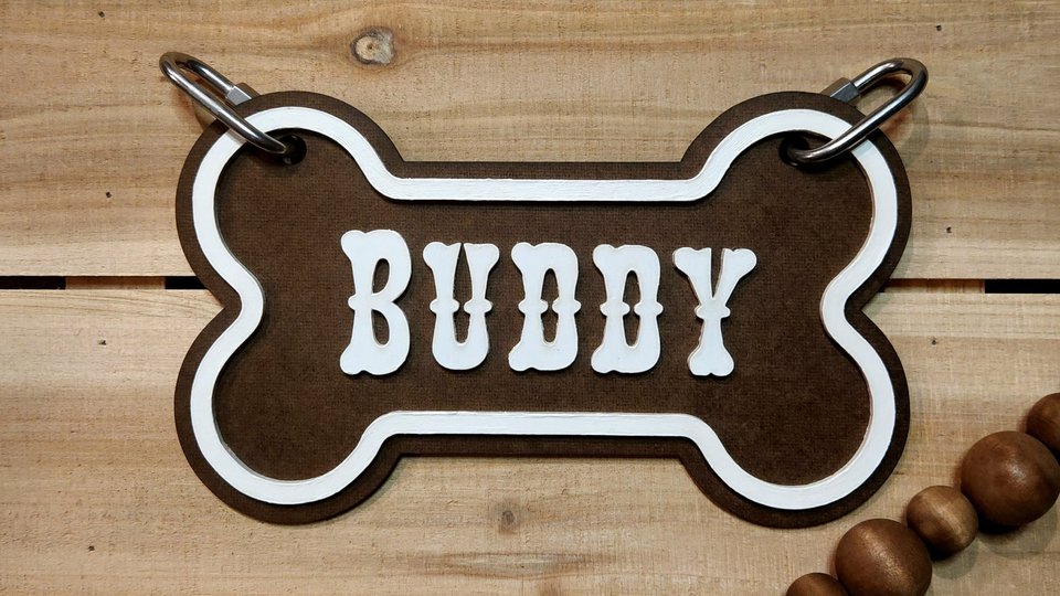 Custom Dog Cage Sign, Dog Crate Name Sign, Dog Cage, Crate Tag, Doggy Diner, Dog Name Plate, Dog Bone Sign, Dog