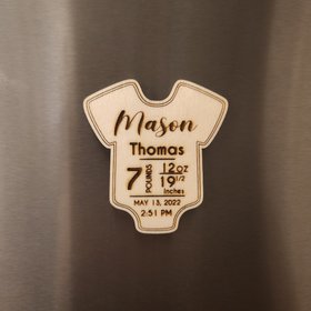 Baby Stat Magnet || Baby Stat Ornament || Baby Stats || Baby Time of Birth ||Custom Baby Gift || Personalized Baby Gift || Newborn Gift