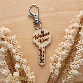 Realtor Key Chain, Key Shaped Key Chain, VRBO Key Chains, AIR BNB Key Chains, Short Term Rental Keychain, Bulk Key Chains
