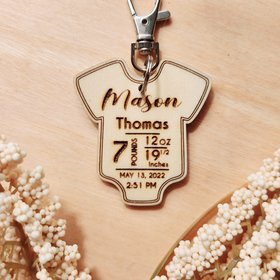 Baby Stats Key Chain, Baby Stat Ornament, Birth Stats Keychain, Baby Stats Ornament, Birth Stat Key Chain