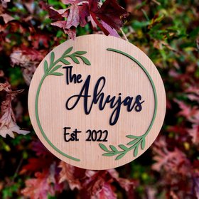 Custom Family Sign, Wedding Sign, Just Married Sign, Established Sign, Custom Wood Sign, Personalized Sign, Custom Wood Sign