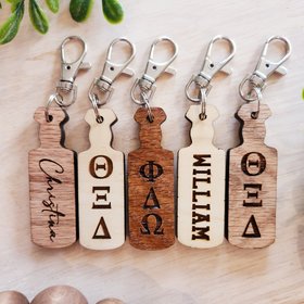 Custom Fraternity Key Chain, Sorority Key Chain, Fraternity Sorority Keychain, Greek Letters, Keychain